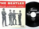The BEATLES She Loves You 1964 Swan records w/PS CT4031