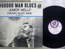 JUNIOR WELLS' CHICAGO BLUES BAND HOODOO MAN BLUES DELMARK PA-6215 Japan VINYL LP