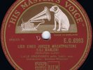 78 rpm LALE ANDERSEN Lied Eines Jungen Wachtposten (Lili Marleen) UK 1941 Re HMV