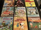 Vintage Disney Peanuts Record Book Lot
