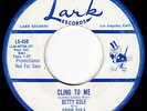 CA Bongo Jazz Exotica BETTY COLE WITH EDDIE COLE Cling to Me 45 Lark HEAR