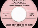 Mod Blues Jazz PINNOCHIO JAMES Mama Don't Love Me No More 45 Glad HEAR