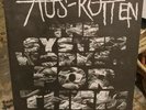 Aus Rotton The System Works For Them red wax crust punk LP poster