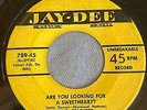 DOO WOP 45 CRICKETS (DEAN BARLOW) JAY-DEE 789 ARE YOU LOOKING FOR A SWEETHEART /