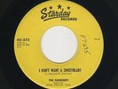 STARDAY Rockabilly RAINDROPS I Don't Want a Sweetheart/Blue #373 M- HEAR BOTH