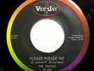 The BEATLES 1964 Please Please Me Vee Jay EX vinyl  Rainbow Oval CT4075
