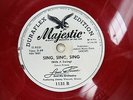 Louis Prima & His Orchestra - MAJESTIC 1131 - Sing, Sing, Sing - Red Wax