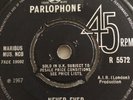 The Action,Never Ever/Twenty For Hours ,VG+,Parlophone,1967,Mod,Freakbeat,Garage