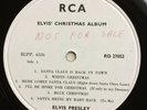 RARE ELVIS PRESLEY 1957 Christmas Album *NM* UK WHITE LABEL TEST PRESSING RCA