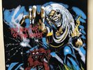 VINTAGE BACK PATCH 1982 ORIGINAL METAL ROCK IRON MAIDEN THE NUMBER OF THE BEAST