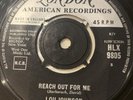 LOU JOHNSON Reach Out For Me / Magic Potion 7 Inch Vinyl Single Hlx9805
