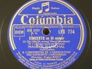 Maurice Marechal Cello J.C Bach Concerto 2 X 78RPM Columbia LFX 774/5