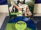 NOFX Never Trust A Hippy Yellow Blue vinyl EP Against Me Face to Face Lagwagon