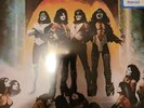 Kiss LOVE GUN WALMART Limited Edition SPLATTER TANGERINE AQUA COLORED VINYL NEW
