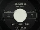 Rockabilly 45 - Jim Edgar & the Roadrunners - Hey Little Girl - Hama - VG+ mp3