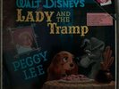 LADY AND THE TRAMP SOUNDTRACK VINYL LP - VINTAGE 1963 DISNEY - PEGGY LEE