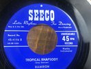Damiron and his Orchestra latin 45 RPM 7inch  - Mambo Rhapsody SEECO RARE