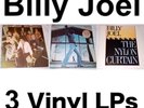 Billy Joel: 3 vinyl LPs Turnstiles/Glass Houses/The Nylon Curtain