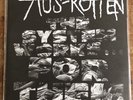Aus Rotten The System Works For Them Black Vinyl Poster Zine PUNK 96