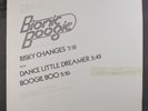BIONIC BOOGIE: risky changes Polydor 12