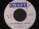 BUDD JOHNSON & VOICES FIVE: for sentimental reasons / all alone CRAFT 7