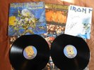 IRON MAIDEN 2 LPs LIVE AFTER DEATH SPANISH WITH POSTER
