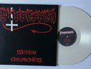 POSSESSED Seven Churches LP Back On Black BOBV170LP UK 2009 VG++ WHITE DISC