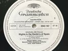 UNPLAYED DGG 2563167 WHITE TEST-MANUEL DE FALLA- MARGIT WEBER, Klavier-KUBELIK