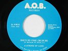 Modern Boogie/Sweet Soul 45 - A Stroke Of Luck - She's So Fine - A.O.B. VG++ mp3