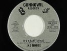Modern Soul Boogie 45 - Ike Noble - It's A Party - Connowil - VG+ mp3
