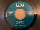 BOBBY MABE AND THE OUTCASTS - I'M LONELY - TAKE A STEP - RARE ORIGINAL GARAGE 45
