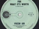 FRESH AIR 45: FOR WHAT IT'S WORTH/FACES IN THE FIRE AUSSIE AMARET 121 EX/NM 1970