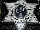 The Police Message In A Bottle Badge Shaped 10