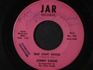 JOHNNY ELMORE: war chant boogie / the happy one Jar Records (3) 7