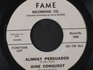 JUNE CONQUEST: almost persuaded / party talk FAME 7