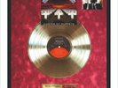 Metallica Master Of Puppets 1986 Gold Metallized Record Mounted In Frame