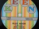 r&b soul 78 RPM SAM COOKE Blue Moon KEEN NM HEAR Love You Most Of All mp3 nice