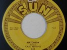 rockabilly 45 RPM CARL PERKINS Matchbox Your True Love SUN VG+ HEAR rock