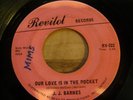 NORTHERN SOUL -J J BARNES  OUR LOVE IS IN THE POCKET  VG+ REVILOT