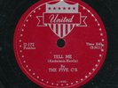 78tk-R&B vocal group-UNITED 172-Five C's-(Tell Me / Whoo-Wee Baby)