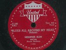78tk-Blues-UNITED 186-Memphis Slim-(Blues all around my head/Memphis Slim USA)