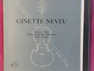GINETTE NEVEU ' SHOW PIECES'  1ST FRENCH PRESSING.  SPINE TYPE. NM