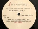 DICK HYMAN The Minotaur ORIGINAL 1969 REFERENCE ACETATE 45 rpm 10
