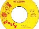 THE ELECTRAS - 'Bout My Love / Memories 45 Scotty 12 Minnesota Garage VG