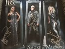 THE FIZZ - SMOKE & MIRRORS LIMITED  EDITION SIGNED BLUE VINYL ALBUM LP - BUCKS