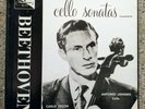 ANTONIO JANIGRO BEETHOVEN CELLO SONATAS WESTMINSTER 2 MINT LP SET XWN 2218