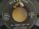 Marilyn Michaels TELL TOMMY I MISS HIM (ROCK N ROLL 45) PLAYS VG++ NO NOISE