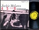 JACKIE MCLEAN 4, 5 And 6 LP PRESTIGE 7048 US 1956 MONO Mal Waldron Hank Mobley