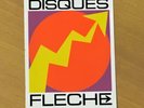 autocollant DISQUES FLECHE Claude François Les Clodettes 