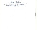 Bob Dylan Everything Is Broken. White label one sided test pressing. Ultra rare